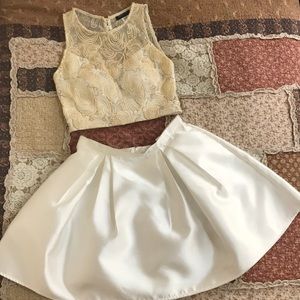 Two Piece Homecoming Dress